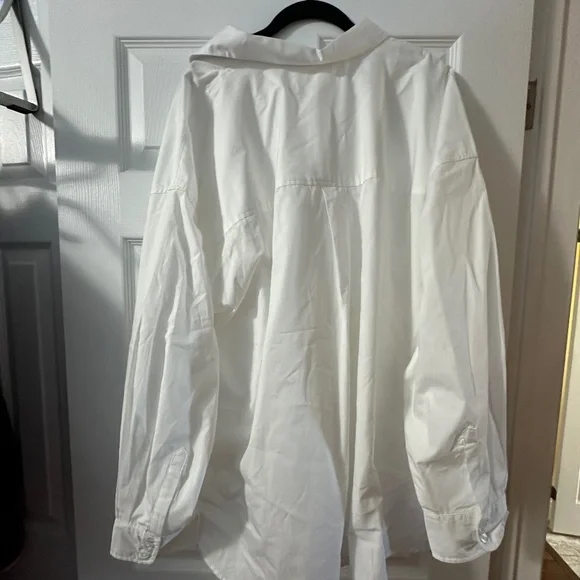 Joe Fresh White Button-Up Shirt with Rhinestone Collar – Size 3X – Never Worn - Picture 6 of 6